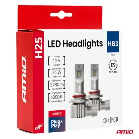 AMIO LED žiarovky hlavného svietenia Séria H25 CANBUS HB3 9005 12V 31W_thumb10