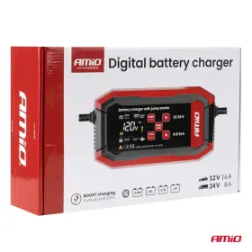 AMIO Nabíjačka digitálna BOOST AGM GEL STD LiFePo4 MAX 16A 12/24V PRO_thumb8