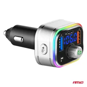 AMIO FM transmitter 2xUSB-A 1×USB-C microSD 12V 24V_thumb8