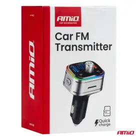 AMIO FM transmitter 2xUSB-A 1×USB-C microSD 12V 24V_thumb11