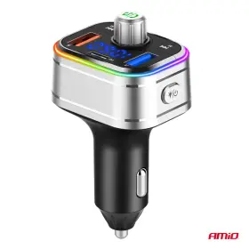 AMIO FM transmitter 2xUSB-A 1×USB-C microSD 12V 24V_thumb10