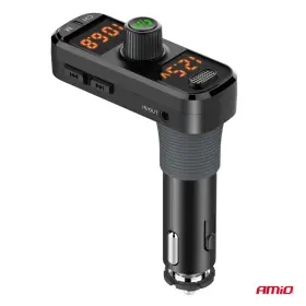 AMIO CAR FM transmitter 2×USB-A 1×USB-C 12V 24V_thumb7