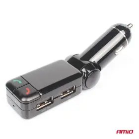 AMIO Skladací FM vysielač do auta 2×USB-A 12V 24V 12V 24V_thumb5