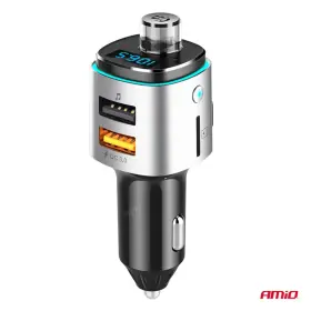 AMIO FM vysielač 2×USB-A microSD 12V 24V 12V 24V_thumb6