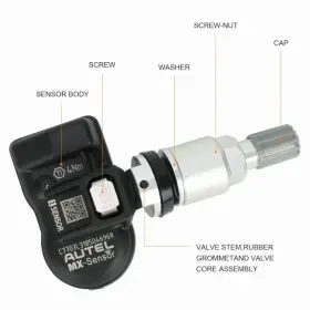 AUTEL MX-SENSOR SCREW IN - Univerzálny kovový TPMS snímač_thumb2