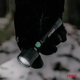 AMIO LED kontrolná baterka 2xP50 1000mAh_thumb7