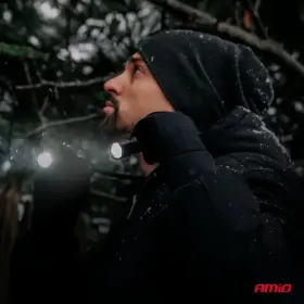 AMIO LED kontrolná baterka 2xP50 1000mAh_thumb6