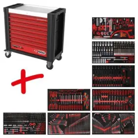 Ks Tools - Performanceplus súprava dielenského vozíka P25 s 564 dielna, 8 zásuviek_thumb2