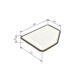 BOSCH Vzduchový filter F 026 400 162_thumb5
