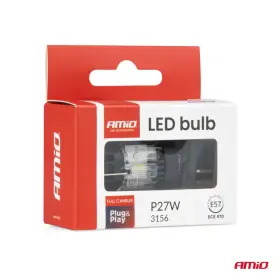 AMIO LED žiarovka LumiTec 3156 P27W 12V FULL CANBUS biela 1ks_thumb5