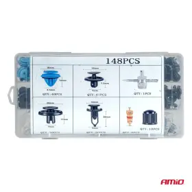 AMIO Spony a príchytky na čalúnenie vozidiel 148ks s nástrojmi_thumb4