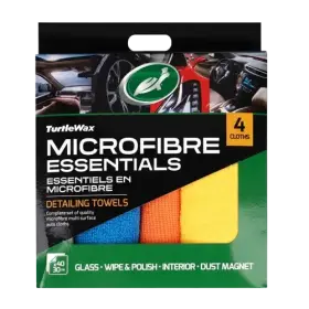 TURTLE WAX MICROFIBRE ESSENTIALS - Sada mikrovláknových utierok 4ks