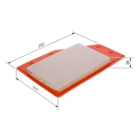 BOSCH Vzduchový filter F 026 400 635