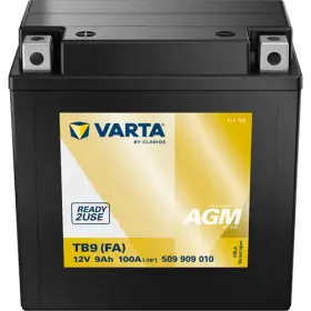 VARTA Powersports AGM Active TB9 (FA) 12V 9Ah 100A 509 909 010