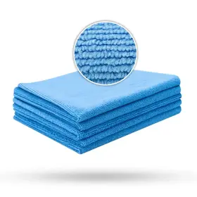 LIQUID ELEMENTS All-Purpose Blue Microfiber Cloth 5-Pack - Modré univerzálne mikrovláknové utierky 40x40cm 5ks