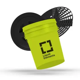 LIQUID ELEMENTS Washing Bucket - Zelené umývacie vedro 20L s mriežkou a vekom