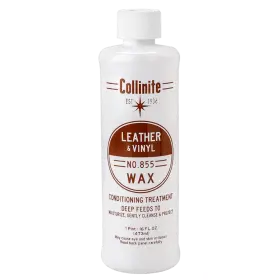 COLLINITE Leather and Vinyl Wax No. 855 - Vosk a výživa na kožu a vinyl 473ml