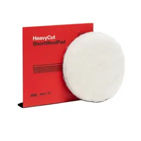 Koch Chemie Heavy Cut Short Wool Pad - Leštiaci kotúč z jahňacej kože krátky vlas 80mm
