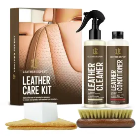 LEATHER EXPERT Leather Car Care Kit - Sada autokozmetiky na kožu