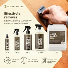 LEATHER EXPERT Leather Cleaner - Vysoko kvalitný čistič kože 500ml_thumb4