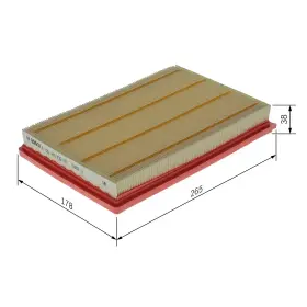 BOSCH Vzduchový filter F 026 400 722
