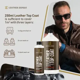LEATHER EXPERT LEATHER TOP COAT GLOSS- Polyuretánový lak na kožu lesklý 250ml_thumb5