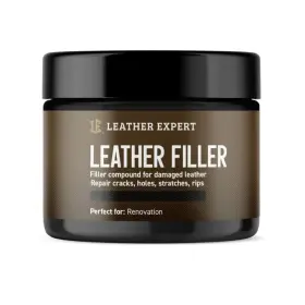LEATHER EXPERT Leather Filler Black - Elastická pasta na opravu kože čierna 50ml