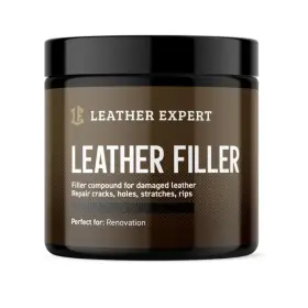 LEATHER EXPERT Leather Filler Black - Elastická pasta na opravu kože čierna 250ml