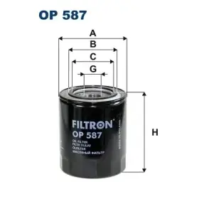 FILTRON Olejový filter OP 587