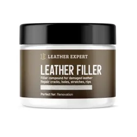 LEATHER EXPERT Leather Filler White - Elastická pasta na opravu kože biela 50ml