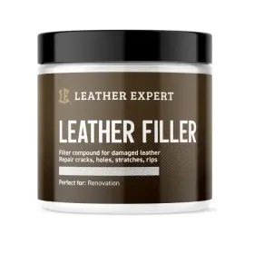 LEATHER EXPERT Leather Filler White - Elastická pasta na opravu kože biela 250ml