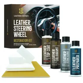 LEATHER EXPERT Steering Wheel Black - Sada na renováciu volantu čierna