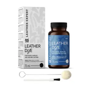 LEATHER EXPERT Leather Dye Blue - Farbivo na semiš a nubuk modré 75ml