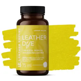 LEATHER EXPERT Leather Dye Maroon - Farbivo na semiš a nubuk vínovo červené 75ml