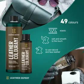 LEATHER EXPERT Colourant 406 Light Grey - Farbivo na kožu svetlo sivé 50ml_thumb5