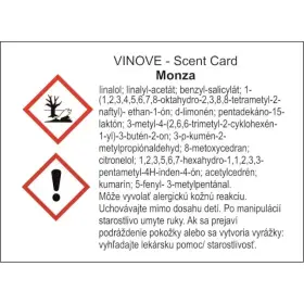 VINOVE scented card - MONZA - osviežovač vzduchu_thumb5