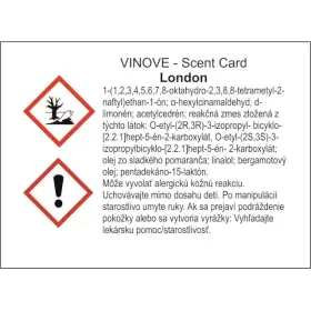 VINOVE scented card - LONDON- osviežovač vzduchu_thumb5