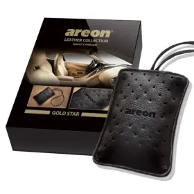 AREON Leather Collection gold star - Osviežovač vzduchu