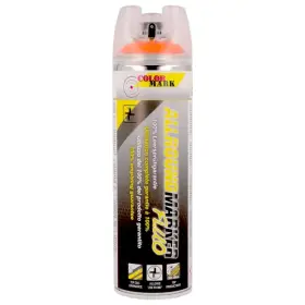 COLORMARK Allroundmarker 360° fluorescenčná oranžová - bodový sprej 500ml