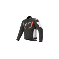 bunda T-GP R V2 WATERPROOF, ALPINESTARS (čierna/biela/červená, veľ. XL)