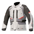 bunda ANDES DRYSTAR, TECH-AIR 5 kompatibilný, ALPINESTARS (svetlo šedá/tmavo šedá/čierna/červená, veľ. M)