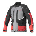 bunda ANDES V3 DRYSTAR, ALPINESTARS (sivá/čierna/červená, veľ. S)