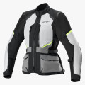 bunda STELLA ANDES AIR DRYSTAR, ALPINESTARS, dámska (svetlo šedá/tmavo šedá/čierna/žltá fluo, veľ. S)