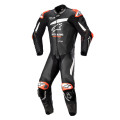 jednodielna kombinéza GP PLUS 4, TECH-AIR kompatibilný, ALPINESTARS (čierna/červená fluo/biela, veľ. 50)