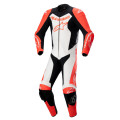 jednodielna kombinéza GP FORCE LURV, ALPINESTARS (červená fluo/biela/čierna, veľ. 52)