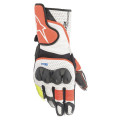 rukavice SP-2, ALPINESTARS (biela/červená fluo/čierna, veľ. S)