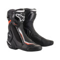 topánky SMX Plus V2, ALPINESTARS (čierna/biela/červená fluo, veľ. 37)