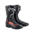 topánky S-MX 6, ALPINESTARS (čierna/sivá/červená fluo, veľ. 37)