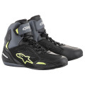 topánky FASTER-3 DRYSTAR, ALPINESTARS (čierne/šedé/žltá fluo, veľ. 47)