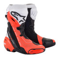 topánky SUPERTECH R VENTED, ALPINESTARS (čierna/biela/červená fluo, veľ. 42)